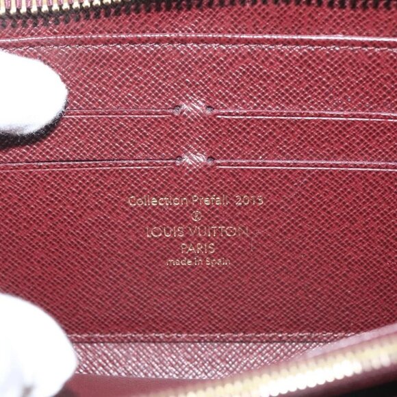 LOUIS VUITTON Damie Payette Zippy Wallet Long Wallet Red - Picture 14 of 14